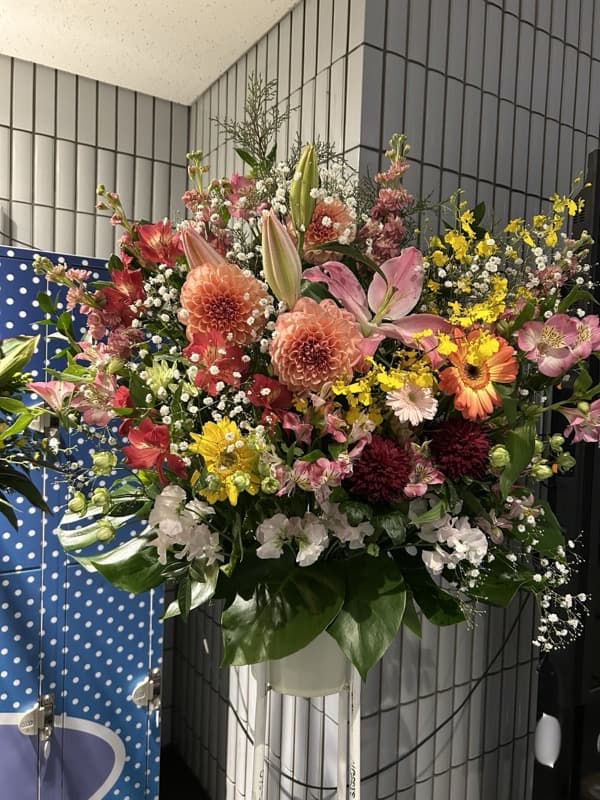 周年記念スタンド花